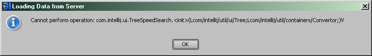 IntelliJ Maia error.bmp