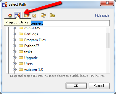 project_root_shortcut.png