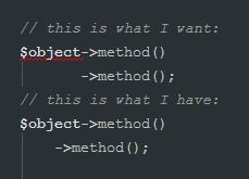 Align Chained methods phpstorm.JPG